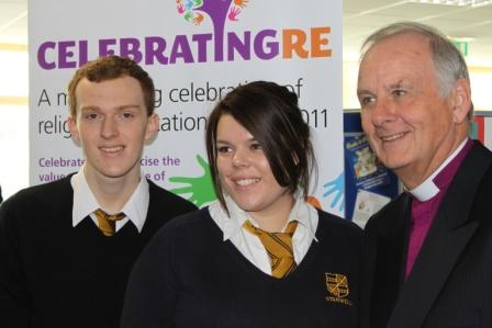archbishop with sixth formers